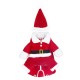 Santa Claus Dog Costume Christmas Pets Clothes Puppy Christmas Coat with Hat Cute Warm Coat Dog Presents Santa Claus Dog Costume Christmas Pets Clothes Puppy Christmas Coat with Hat Cute Warm Coat Dog Presents