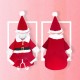 Santa Claus Dog Costume Christmas Pets Clothes Puppy Christmas Coat with Hat Cute Warm Coat Dog Presents Santa Claus Dog Costume Christmas Pets Clothes Puppy Christmas Coat with Hat Cute Warm Coat Dog Presents