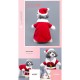 Santa Claus Dog Costume Christmas Pets Clothes Puppy Christmas Coat with Hat Cute Warm Coat Dog Presents Santa Claus Dog Costume Christmas Pets Clothes Puppy Christmas Coat with Hat Cute Warm Coat Dog Presents