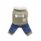 Pet Clothes Dog Sweatshirts Cotton Cat Jackets Soft Warm Winter Dogs Clothes Jumpsuit Star Pattern Button Pet Coat for Small and Medium Pets Pet Clothes Dog Sweatshirts Cotton Cat Jackets Soft Warm Winter Dogs Clothes Jumpsuit Star Pattern Button Pet Coat for Small and Medium Pets