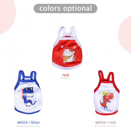 Dog Vest Dog Shirt Pet Summer Clothes for Puppy Dogs Dog Vest Dog Shirt Pet Summer Clothes for Puppy Dogs
