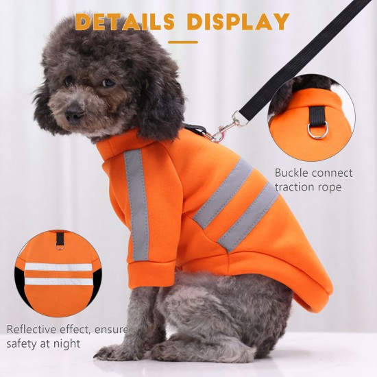 Dog Reflective Clothes Dog Pullover Pet Clothes with Leash Hole for Small Medium Large Dogs Pets Dog Reflective Clothes Dog Pullover Pet Clothes with Leash Hole for Small Medium Large Dogs Pets