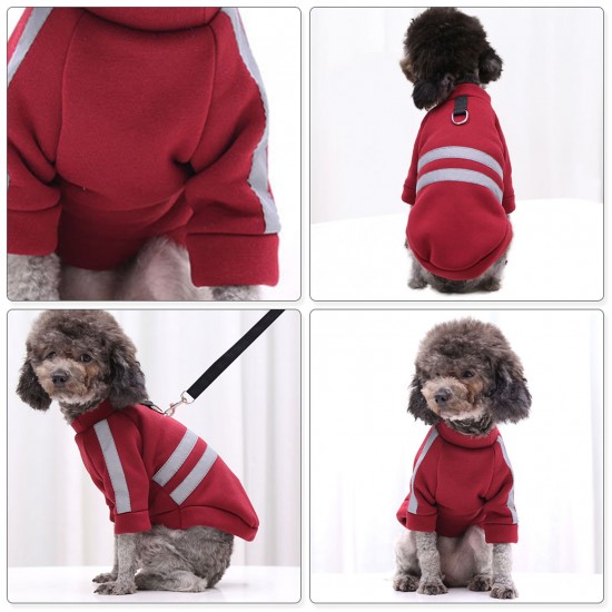 Dog Reflective Clothes Dog Pullover Pet Clothes with Leash Hole for Small Medium Large Dogs Pets Dog Reflective Clothes Dog Pullover Pet Clothes with Leash Hole for Small Medium Large Dogs Pets