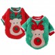 Christmas Dog Costume Xmas Pet Clothes Dog Elk Clothes Dog Coral Fleece Clothes Christmas Dog Costume Xmas Pet Clothes Dog Elk Clothes Dog Coral Fleece Clothes