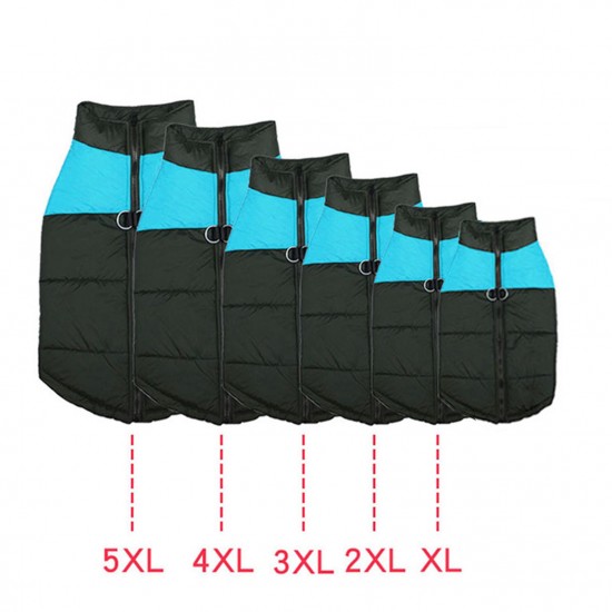 Waterproof Windproof Dog Coat, Autumn and Winter Dog Jacket, Extra Cotton Thickened Dog Clothing Warm Pet Dog Vest Dog Cotton Coat Waterproof Windproof Dog Coat, Autumn and Winter Dog Jacket, Extra Cotton Thickened Dog Clothing Warm Pet Dog Vest Dog Cotton Coat