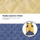 Dog Winter Jacket Padded Reflective Warm Quilted Outdoor Pet Vest Dog Winter Jacket Padded Reflective Warm Quilted Outdoor Pet Vest