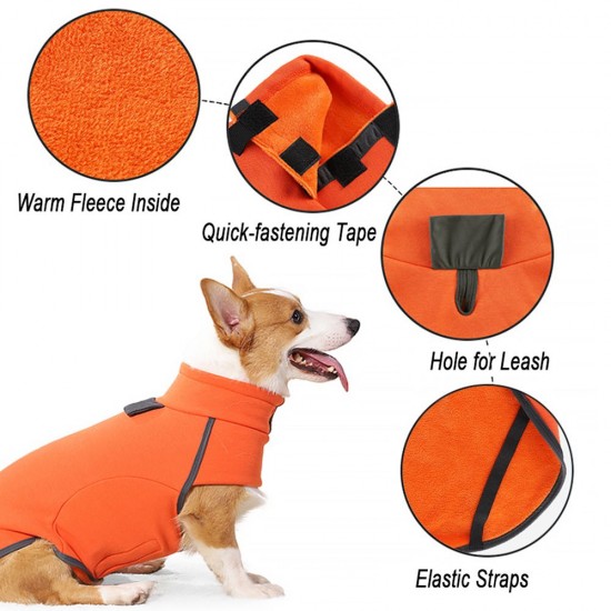 Dog Sweater Fleece Vest Turtleneck Winter Warm Pullovers for Small Medium Large Dogs Dog Sweater Fleece Vest Turtleneck Winter Warm Pullovers for Small Medium Large Dogs