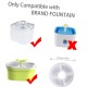 Flower Fountain Filters Replacement Filters Pet Fountain Cat Water Dispenser for Dadypet Pet Water Fountain Healthy and Hygienic Drinking Fountain 6 Pieces/Box Flower Fountain Filters Replacement Filters Pet Fountain Cat Water Dispenser for Dadypet Pet Water Fountain Healthy and Hygienic Drinking Fountain 6 Pieces/Box