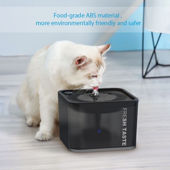 2.5L Automatic Pet Water Fountain Silent Drinking Electric Water Dispenser Feeder Bowl with LED Light for Cats Dogs Multiple Pets 2.5L Automatic Pet Water Fountain Silent Drinking Electric Water Dispenser Feeder Bowl with LED Light for Cats Dogs Multiple Pets