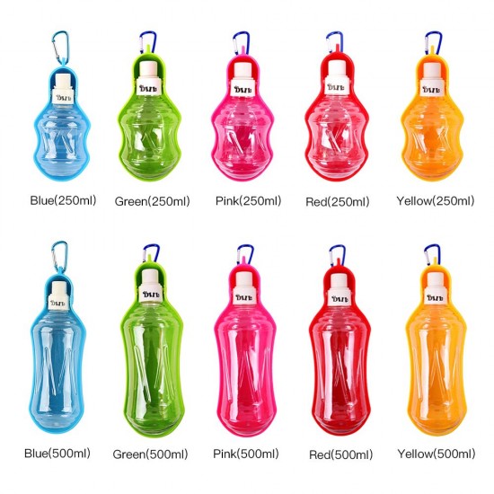 Portable Outdoor Travel Kettle Pet Water Bottle 500ml Pet Water Bowl Drinking Cup Dog Water Dispenser Pet Supplies Portable Outdoor Travel Kettle Pet Water Bottle 500ml Pet Water Bowl Drinking Cup Dog Water Dispenser Pet Supplies