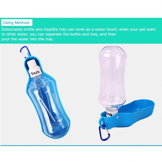 Portable Outdoor Travel Kettle Pet Water Bottle 500ml Pet Water Bowl Drinking Cup Dog Water Dispenser Pet Supplies Portable Outdoor Travel Kettle Pet Water Bottle 500ml Pet Water Bowl Drinking Cup Dog Water Dispenser Pet Supplies
