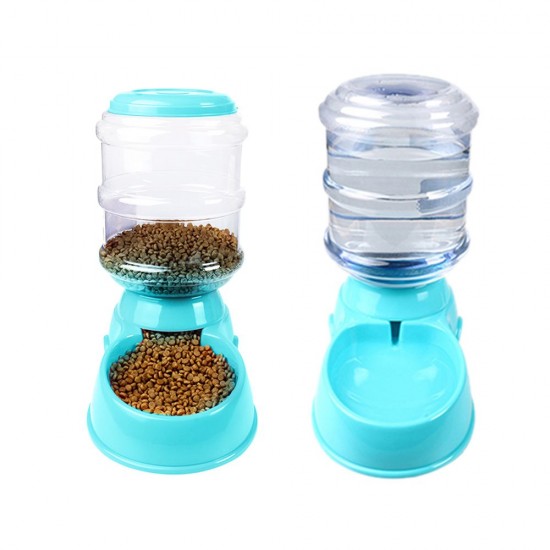 Automatic Pet Water Food Dispenser 3.8L Large Capacity Self-Dispensing Gravity Pet Feeder Waterer Cat Dog Feeding Bowl Drinking Water/Automatic Feeding Pet Supplies 1# Automatic Pet Water Food Dispenser 3.8L Large Capacity Self-Dispensing Gravity Pet Feeder Waterer Cat Dog Feeding Bowl Drinking Water/Automatic Feeding Pet Supplies 1#