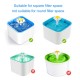 Cat Water Fountain Filters Replacement Filters for Cat Water Fountain 4PCS Cat Water Fountain Filters Replacement Filters for Cat Water Fountain 4PCS
