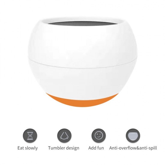 els pet Pet Dog Feeder Slow Food Eating No Spill Pet Bowl Interactive Tumbler Anti-Choking Dog Feeding Bowl for Dogs Cats Pets els pet Pet Dog Feeder Slow Food Eating No Spill Pet Bowl Interactive Tumbler Anti-Choking Dog Feeding Bowl for Dogs Cats Pets