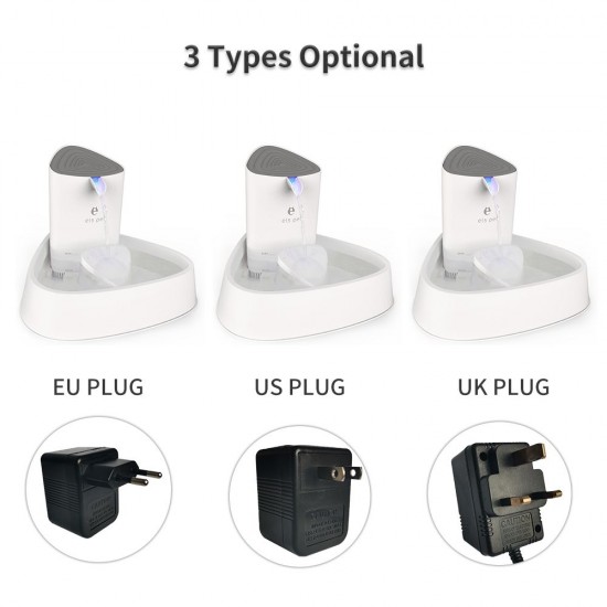 1.5L Automatic Pet Water Fountain Silent Drinking Electric Water Dispenser Feeder Bowl for Cats Dogs Multiple Pets Adjustable Water Flow with Night mode 1.5L Automatic Pet Water Fountain Silent Drinking Electric Water Dispenser Feeder Bowl for Cats Dogs Multiple Pets Adjustable Water Flow with Night mode