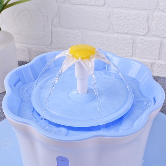 2.6L Automatic Pet Water Fountain Silent Drinking Electric Water Dispenser Feeder Bowl for Cats Dogs Multiple Pets with 1 Mat 2.6L Automatic Pet Water Fountain Silent Drinking Electric Water Dispenser Feeder Bowl for Cats Dogs Multiple Pets with 1 Mat