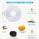 2.6L Automatic Pet Water Fountain Silent Drinking Electric Water Dispenser Feeder Bowl for Cats Dogs Multiple Pets with 1 Mat 2.6L Automatic Pet Water Fountain Silent Drinking Electric Water Dispenser Feeder Bowl for Cats Dogs Multiple Pets with 1 Mat
