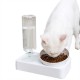 Pet Dog Cat Double Feeder Water Bowl Neck Protection Bowl 15 Degree Adjustable Pet Dog Cat Double Feeder Water Bowl Neck Protection Bowl 15 Degree Adjustable