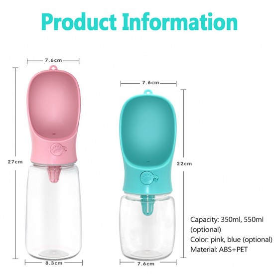Portable Pet Dog Water Bottle For Small and Large Dogs Travel Puppy Drinking Bowl Outdoor Pet Water Dispenser Feeder Portable Pet Dog Water Bottle For Small and Large Dogs Travel Puppy Drinking Bowl Outdoor Pet Water Dispenser Feeder