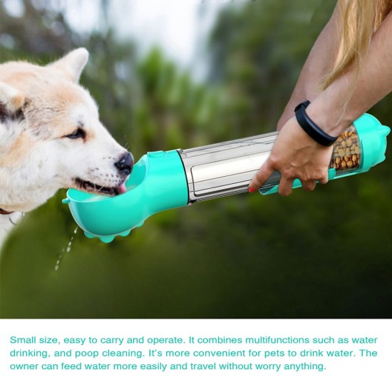 Pet Water Bottle for Walking Outdoor Portable Dog Travel Water Bottle with Food Container Combo Pet Water bottle 500ML Detachable for Drinking and Eating Suitable for Cats and Puppy Pet Water Bottle for Walking Outdoor Portable Dog Travel Water Bottle with Food Container Combo Pet Water bottle 500ML Detachable for Drinking and Eating Suitable for Cats and Puppy