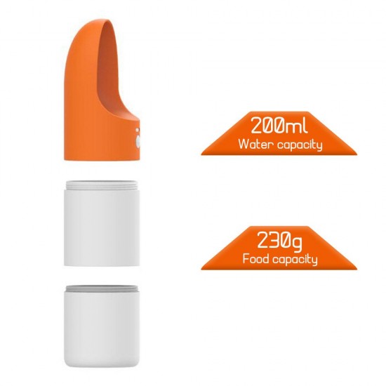 Dog Water Bottle Pet Water Bottle for Walking Dog Travel Water Bottle with Food Container Combo Pet Water bottle for Cats and Puppy Dog Water Bottle Pet Water Bottle for Walking Dog Travel Water Bottle with Food Container Combo Pet Water bottle for Cats and Puppy