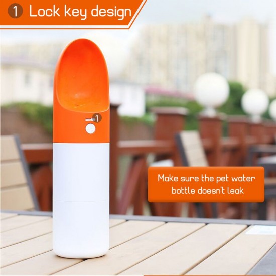 Dog Water Bottle Pet Water Bottle for Walking Dog Travel Water Bottle with Food Container Combo Pet Water bottle for Cats and Puppy Dog Water Bottle Pet Water Bottle for Walking Dog Travel Water Bottle with Food Container Combo Pet Water bottle for Cats and Puppy