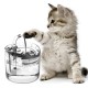 Cat Water Fountain Dog Water Dispenser 1.8L Super Quiet Automatic Pet Drinking Fountain with Faucet Transparent Design Cat Water Fountain Dog Water Dispenser 1.8L Super Quiet Automatic Pet Drinking Fountain with Faucet Transparent Design