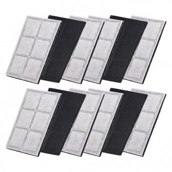 Compatible with Drinkwell Platinum Cat Water Fountain Filters 12pcs Replacement Filters Compatible with Drinkwell Platinum Cat Water Fountain Filters 12pcs Replacement Filters