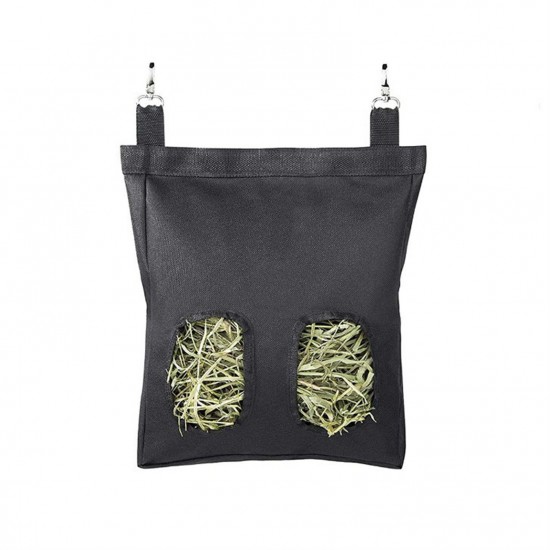 Rabbit Hay Feeder Bags Guinea Pigs Hay Bag Long Wear Feeder Bag Hanging Feeding Device with 2 Holes for Small Animals Feeding Supply Rabbit Hay Feeder Bags Guinea Pigs Hay Bag Long Wear Feeder Bag Hanging Feeding Device with 2 Holes for Small Animals Feeding Supply