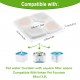 Cat Water Fountain Filters Replacement Filters for 84oz/2.5L Square Filter Space Automatic Pet Water Fountain 12pcs Keep Pets Healthy Cat Water Fountain Filters Replacement Filters for 84oz/2.5L Square Filter Space Automatic Pet Water Fountain 12pcs Keep Pets Healthy
