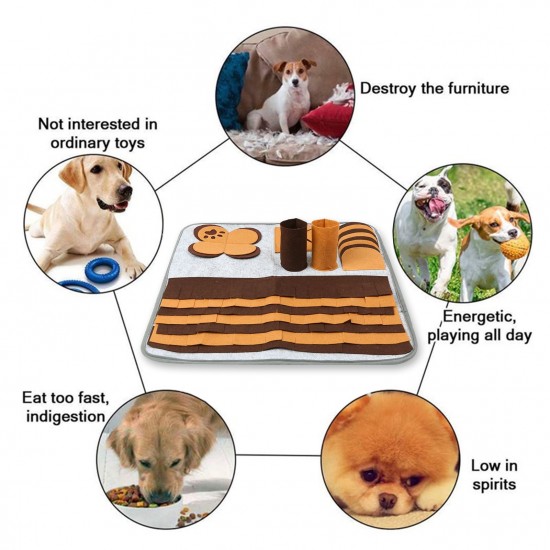 Pet Snuffle Mat Dog Snuffle Feeding Mat Interactive Pet Toys Encourages Natural Foraging Skills Great for Stress Release Pet Snuffle Mat Dog Snuffle Feeding Mat Interactive Pet Toys Encourages Natural Foraging Skills Great for Stress Release
