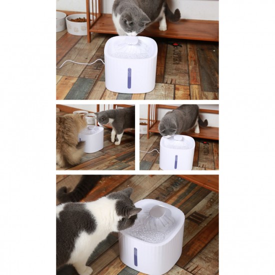 Automatic Water Dispenser for Pets 3L LED Water Level Display Noise-free Water Dispenser for Cats Dogs and Other Pets Automatic Water Dispenser for Pets 3L LED Water Level Display Noise-free Water Dispenser for Cats Dogs and Other Pets