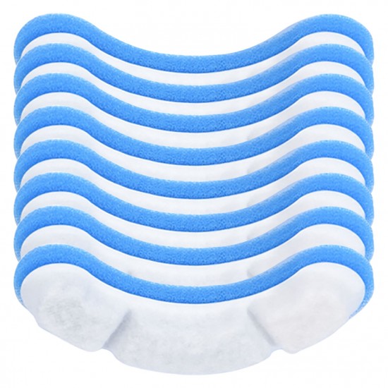 8pcs Filters for 61OZ/1.8L Transparent Cat Water Fountain Filters Pet Fountain Activated Carbon Filter Replacement Filter for Cat Fountain 8pcs Filters for 61OZ/1.8L Transparent Cat Water Fountain Filters Pet Fountain Activated Carbon Filter Replacement Filter for Cat Fountain