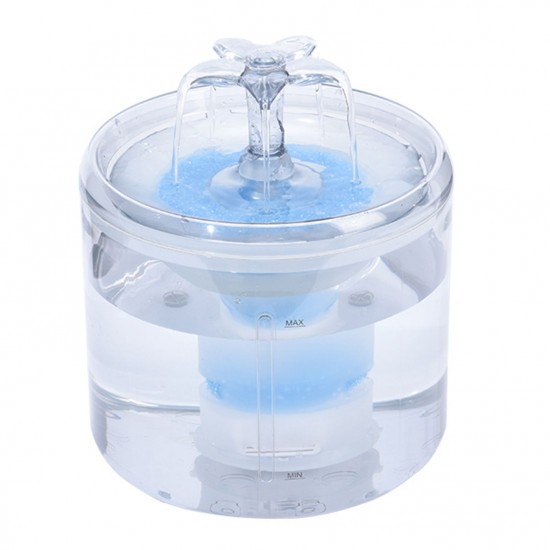 Cat Water Fountain 2.6L/88oz Pet Water Fountain Transparent Automatic Cat Water Dispenser Silent Drinking for Cats Dogs Multiple Pets Cat Water Fountain 2.6L/88oz Pet Water Fountain Transparent Automatic Cat Water Dispenser Silent Drinking for Cats Dogs Multiple Pets