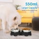2PCS Elevated Pet Food Dish Raised Dog Bowl Detachable Washable 5.5 Inches Bowl Anti-slip Silione Mat Design for Home Daily Feeding Use 2PCS Elevated Pet Food Dish Raised Dog Bowl Detachable Washable 5.5 Inches Bowl Anti-slip Silione Mat Design for Home Daily Feeding Use