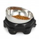2PCS Elevated Pet Food Dish Raised Dog Bowl Detachable Washable 5.5 Inches Bowl Anti-slip Silione Mat Design for Home Daily Feeding Use 2PCS Elevated Pet Food Dish Raised Dog Bowl Detachable Washable 5.5 Inches Bowl Anti-slip Silione Mat Design for Home Daily Feeding Use