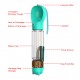 Pet Water Bottle, Dog Travel Leak Proof Water Cup 500ml 4-in-1 dispenser drinking bowl with Garbage Shovel Food Container Trash Bag Box Pet Water Bottle, Dog Travel Leak Proof Water Cup 500ml 4-in-1 dispenser drinking bowl with Garbage Shovel Food Container Trash Bag Box