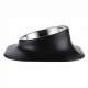 Stainless Steel Pet Bowl with Rubber Base, 15 Degree Tilt Raised Non-Slip Feeder for Small/Medium/Large Dogs, Perfect for Pet Feeding Bowls and Water Bowls Stainless Steel Pet Bowl with Rubber Base, 15 Degree Tilt Raised Non-Slip Feeder for Small/Medium/Large Dogs, Perfect for Pet Feeding Bowls and Water Bowls