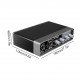 Portable Audio Interface USB Sound Card Mic Preamplifier Computers Recording Tuning Digital Mixing Equipment Portable Audio Interface USB Sound Card Mic Preamplifier Computers Recording Tuning Digital Mixing Equipment