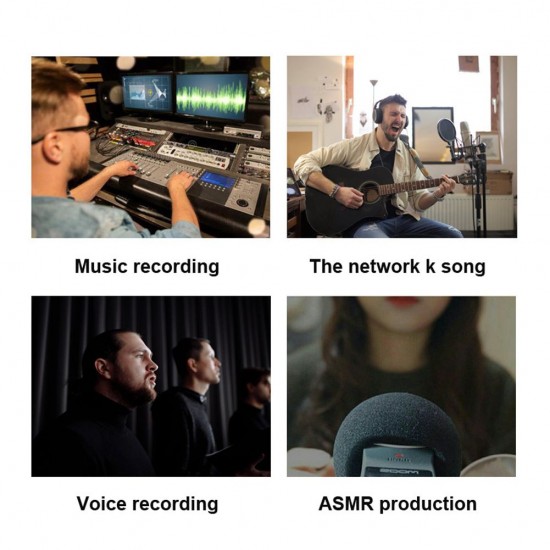Portable Audio Interface USB Sound Card Mic Preamplifier Computers Recording Tuning Digital Mixing Equipment Portable Audio Interface USB Sound Card Mic Preamplifier Computers Recording Tuning Digital Mixing Equipment