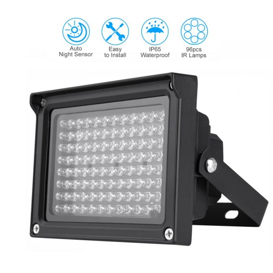 96 LEDS IR Illuminator Array Infrared Lamps Night Vision Outdoor Waterproof For CCTV Security Camera 96 LEDS IR Illuminator Array Infrared Lamps Night Vision Outdoor Waterproof For CCTV Security Camera