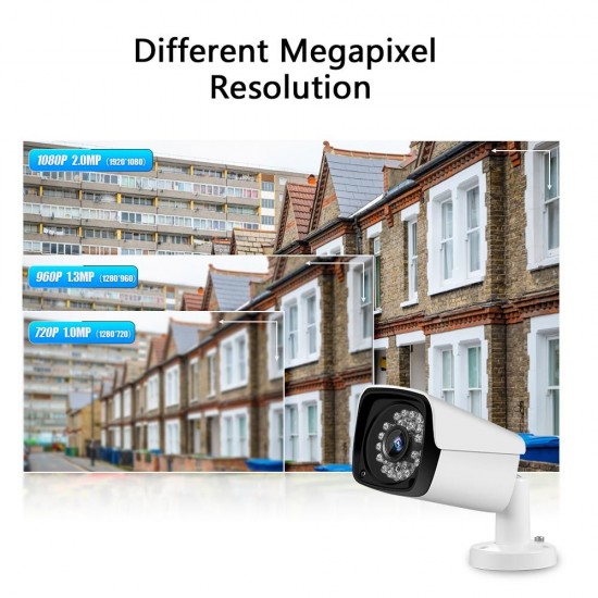 Security Cameras System 4CH 1080P WiFi Surveillance DVR Kit with 4 Weatherproof IP67 2.0MP IP Network Cameras 98ft IR-cut Night Vision P2P Remote Access US Plug Security Cameras System 4CH 1080P WiFi Surveillance DVR Kit with 4 Weatherproof IP67 2.0MP IP Network Cameras 98ft IR-cut Night Vision P2P Remote Access US Plug