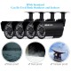 4pcs AHD 720P Weatherproof CCTV Cameras Kit IR CUT Color CMOS Home Security System 3.6mm 4pcs AHD 720P Weatherproof CCTV Cameras Kit IR CUT Color CMOS Home Security System 3.6mm