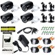 4pcs AHD 720P Weatherproof CCTV Cameras Kit IR CUT Color CMOS Home Security System 3.6mm 4pcs AHD 720P Weatherproof CCTV Cameras Kit IR CUT Color CMOS Home Security System 3.6mm