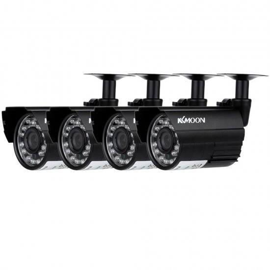 4pcs AHD 720P Weatherproof CCTV Cameras Kit IR CUT Color CMOS Home Security System 3.6mm 4pcs AHD 720P Weatherproof CCTV Cameras Kit IR CUT Color CMOS Home Security System 3.6mm