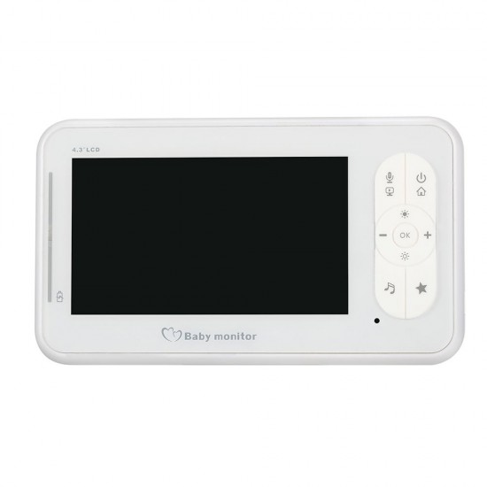 4.3inch Wireless Video Baby Monitor 2 Way Talk Baby Monitor with Camera Support 4 Cameras VOX Mode Temperature Monitoring IR Night Vision Baby Nanny Security Camera 4.3inch Wireless Video Baby Monitor 2 Way Talk Baby Monitor with Camera Support 4 Cameras VOX Mode Temperature Monitoring IR Night Vision Baby Nanny Security Camera