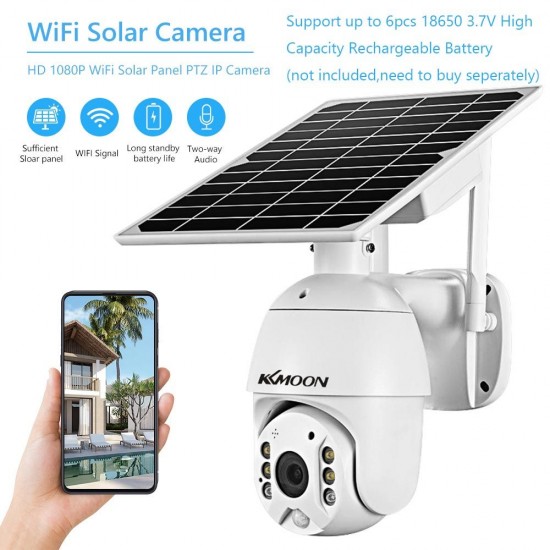 1080P Wireless Solar Panel Security Camera Outdoor Waterproof Surveillance Camera with Full Color Night Vision Support PIR Human Detection,Two Way Audio,Remote Access Battery,Battery Not Include Battery 1080P Wireless Solar Panel Security Camera Outdoor Waterproof Surveillance Camera with Full Color Night Vision Support PIR Human Detection,Two Way Audio,Remote Access Battery,Battery Not Include Battery