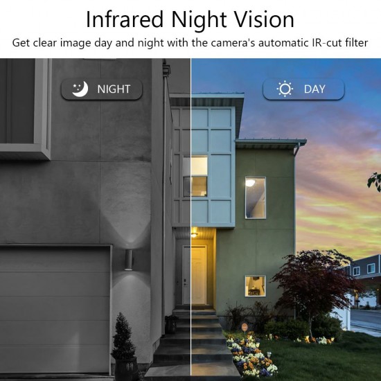 1080P Outdoor Solar Security Camera 2MP Chargeable Battery Wireless WiFi Home Surveillance Camera with PIR Motion Detection, Night Vision, 2-Way Audio, IP66 Waterproof 1080P Outdoor Solar Security Camera 2MP Chargeable Battery Wireless WiFi Home Surveillance Camera with PIR Motion Detection, Night Vision, 2-Way Audio, IP66 Waterproof