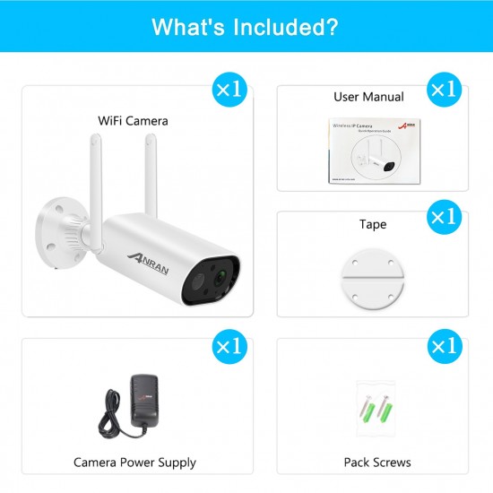Wireless WiFi Security Camera 5MP Super High Definition Outdoor Waterproof Surveillance Camera with Two-Way Audio,Night Vision,Motion Detection,Email Alert,Remote Access Wireless WiFi Security Camera 5MP Super High Definition Outdoor Waterproof Surveillance Camera with Two-Way Audio,Night Vision,Motion Detection,Email Alert,Remote Access
