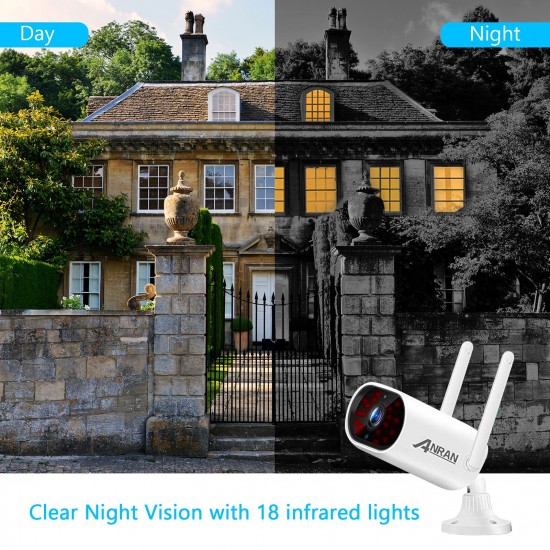 Wireless WiFi Security Camera 5MP Super High Definition Outdoor Waterproof Surveillance Camera with Two-Way Audio,Night Vision,Motion Detection,Email Alert,Remote Access Wireless WiFi Security Camera 5MP Super High Definition Outdoor Waterproof Surveillance Camera with Two-Way Audio,Night Vision,Motion Detection,Email Alert,Remote Access